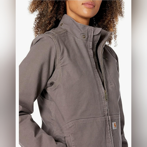 ⭐🌟HOST PICK⭐🌟New Carhartt Full Swing Sherpa Women’s Jacket🤠💙 - Picture 3 of 8